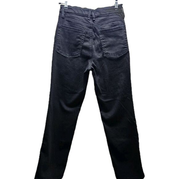 Good American Womens Black Straight Leg Jeans Size 6/28 - Picture 14 of 14